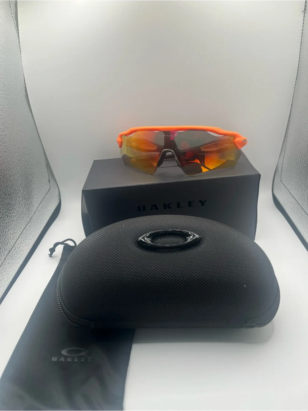 Men's Orange Sports Sunglasses - Performance Swim/Active Eyewear